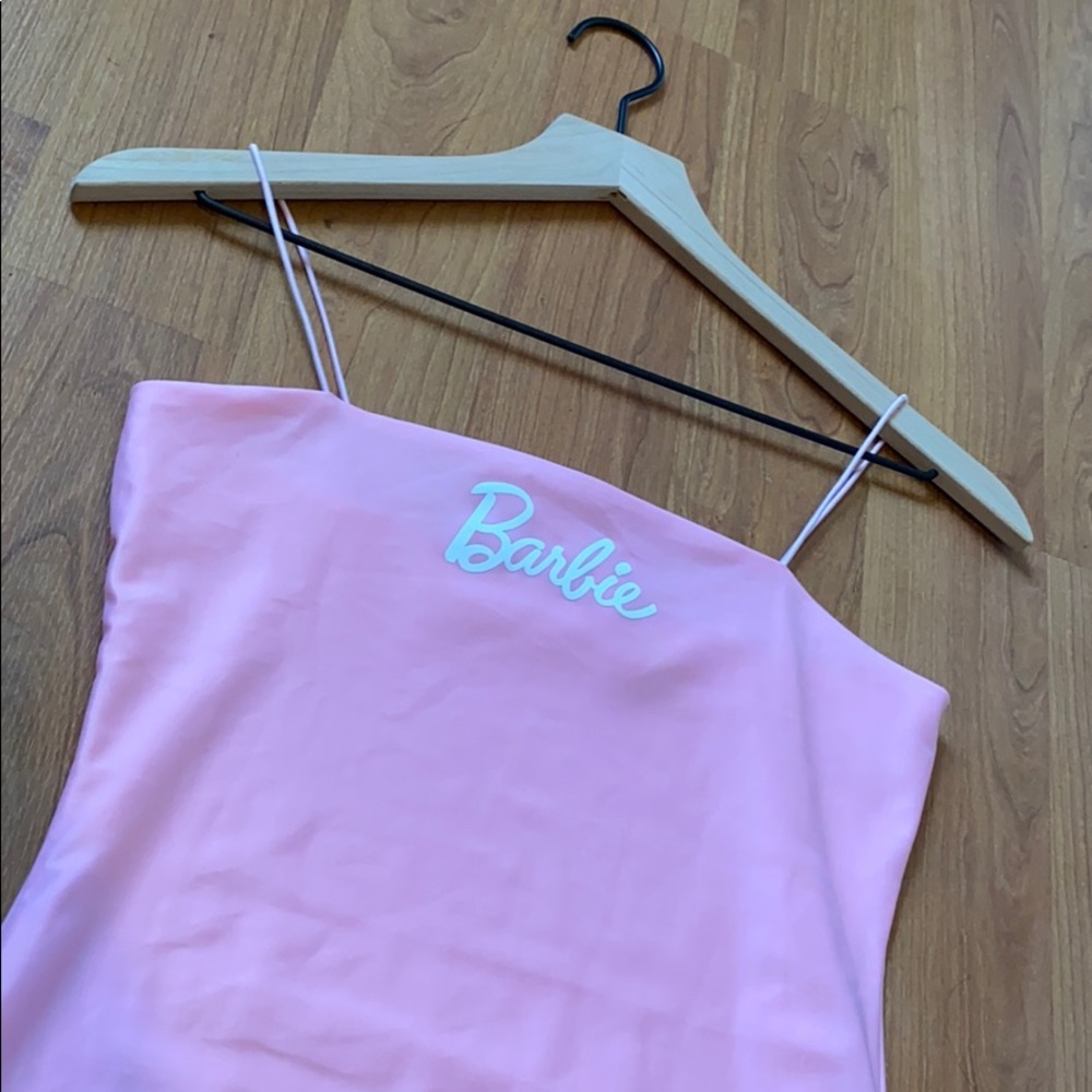 Pink Barbie tube mini dress 💖